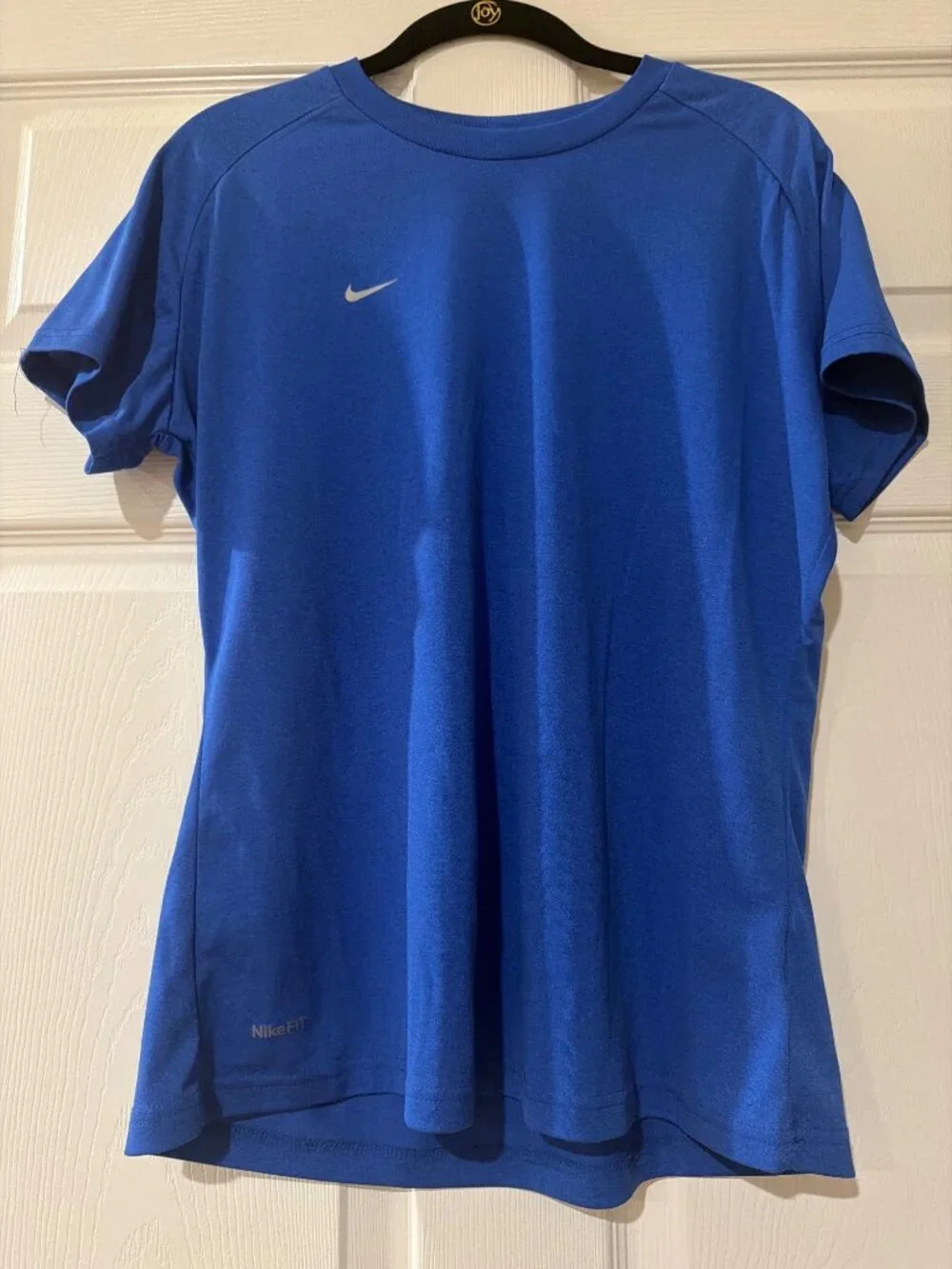 Nike Team Womens Blue Fit Dry T-Shirt XL Lightweight Polyester Activewear